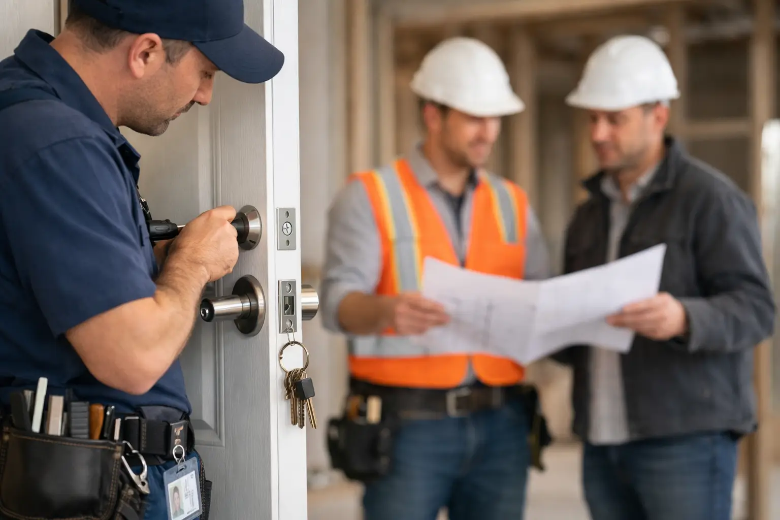 Credentialed Locksmith for Contractors