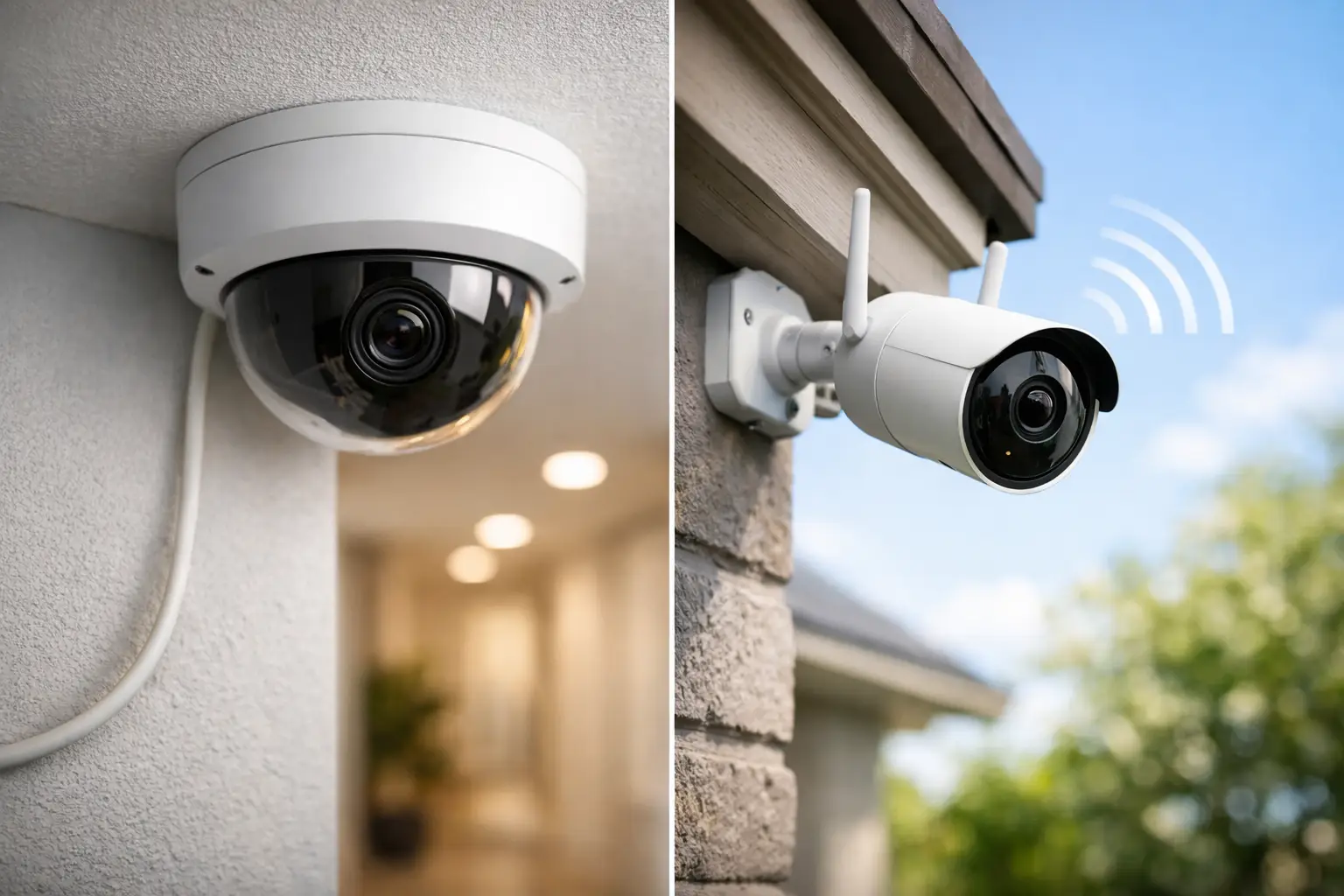 Wired vs Wireless Security Cameras