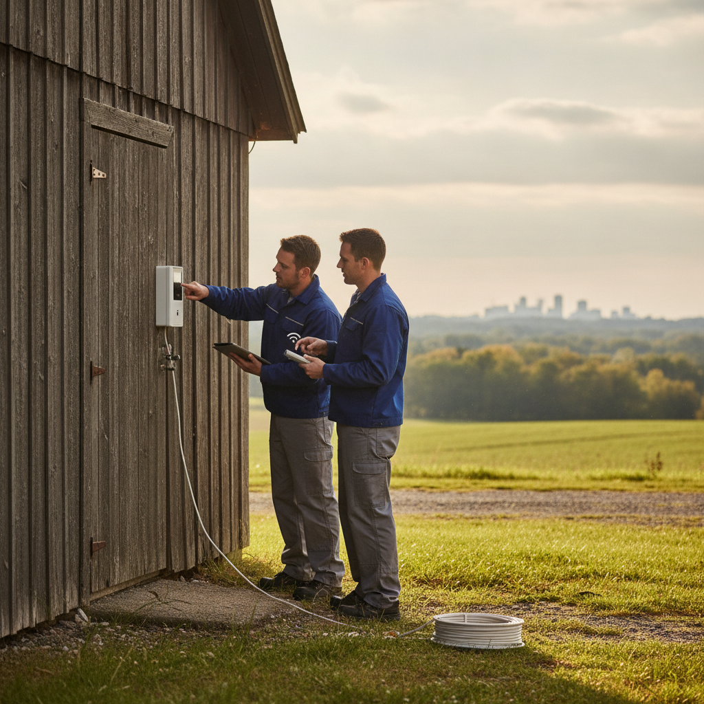 Easter’s Implements Access Control Systems to Remote Buildings without Trenching, Drilling, and Running Wires