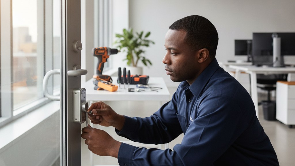 How do I choose and install a liftmaster maglock for my door?